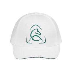 Casquette de baseball Acavallo unisexe Blanc Casquette de baseball Acavallo unisexe Blanc