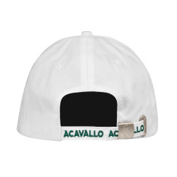 Casquette de baseball Acavallo unisexe Blanc Casquette de baseball Acavallo unisexe Blanc