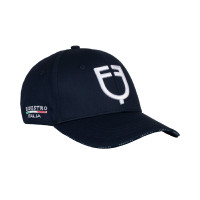 Casquette unisexe Equestro x FISE Marine blazer Bleu marine