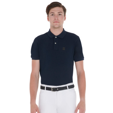 Ceinture en cuir élastique Equestro Noir