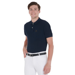 Ceinture en cuir élastique Equestro Noir