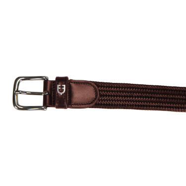 Ceinture en cuir élastique Equestro Marron