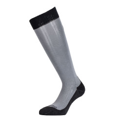 Chaussettes unisexes Equestro Basic en tissu technique Asphalte / noir