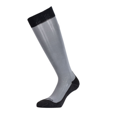 Chaussettes unisexes Equestro Basic en tissu technique Asphalte / noir