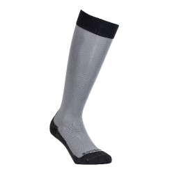 Chaussettes unisexes Equestro Basic en tissu technique Asphalte / noir