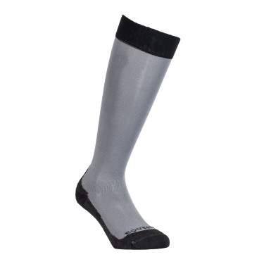 Chaussettes unisexes Equestro Basic en tissu technique Asphalte / noir