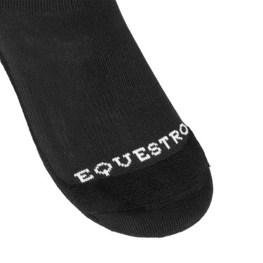 Uniseks Equestro Basic sokken van technische stof Zwart / wit