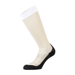 Chaussettes unisexes Equestro Basic en tissu technique Oxford tan / blanc Beige Chaussettes unisexes Equestro Basic en tissu technique Oxford tan / blanc Beige