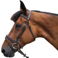 Bridon Canter Zwart strass Bruin Bridon Canter Zwart strass Bruin
