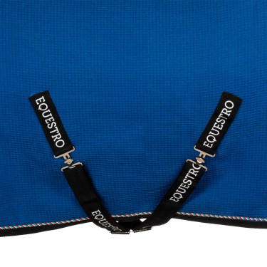 Equestro x FISE staldeken in wafelstof Blauw van Savoye