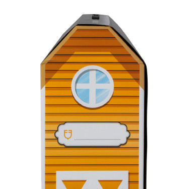 Paardenspeeltje Equestro 48×33 cm Bruin / wit Paardenspeeltje Equestro 48×33 cm Bruin / wit