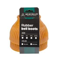 Rubberen springschoenen Acavallo met logo Bruin