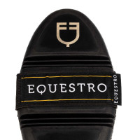 Equestro flexibele verzorgingsborstel met zachte haren Natuurlijk Bruin