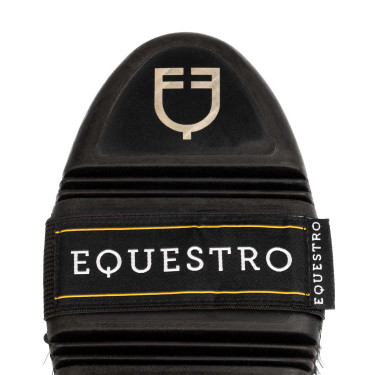 Brosse Equestro flexible avec poils courts synthétiques Noir Brosse Equestro flexible avec poils courts synthétiques Noir