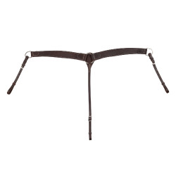 Collier de chasse western Lakota en cuir Huilé