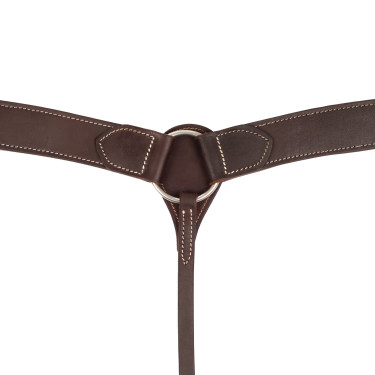 Collier de chasse western Lakota en cuir Huilé