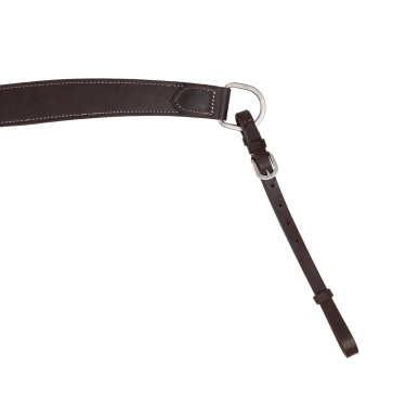 Collier de chasse western Lakota en cuir Huilé