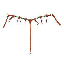 Collier de chasse western Pool’s Blue Star Naturel Marron