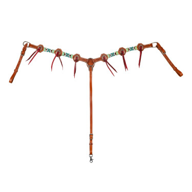 Collier de chasse western Pool’s Blue Star Naturel Marron