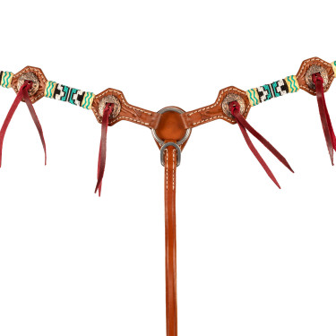 Collier de chasse western Pool’s Blue Star Naturel Marron