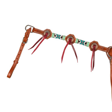 Collier de chasse western Pool’s Blue Star Naturel Marron