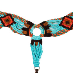 Collier de chasse western Pool’s Rope Waves Naturel Marron