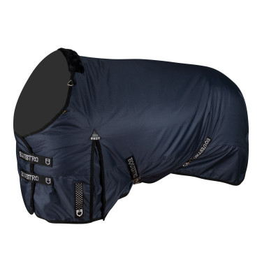 Couverture d'extérieur Equestro Nevada 250g tissu ripstop Marine Bleu marine