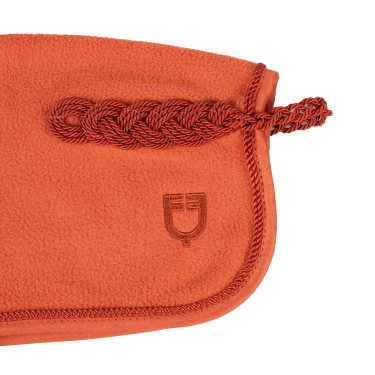 Equestro fleece deken voor speelgoedpaard Baksteenrood