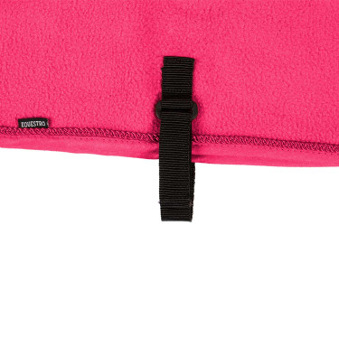 Couverture polaire Equestro pour cheval jouet Fuchsia Rose
