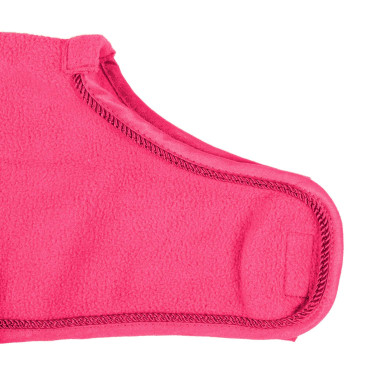 Couverture polaire Equestro pour cheval jouet Fuchsia Rose