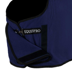 Couverture polaire Equestro x FISE avec fermeture frontale Marine blazer Bleu marine