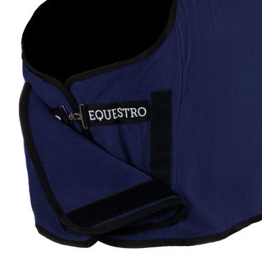 Couverture polaire Equestro x FISE avec fermeture frontale Marine blazer Bleu marine