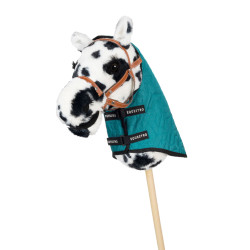 Couverture pour hobby horse Equestro Cyan foncé Couverture pour hobby horse Equestro Cyan foncé