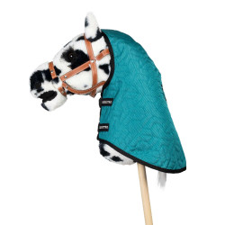 Couverture pour hobby horse Equestro Cyan foncé Couverture pour hobby horse Equestro Cyan foncé