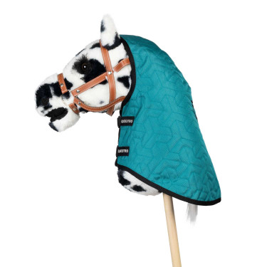 Couverture pour hobby horse Equestro Cyan foncé Couverture pour hobby horse Equestro Cyan foncé
