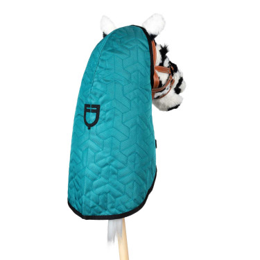 Couverture pour hobby horse Equestro Cyan foncé Couverture pour hobby horse Equestro Cyan foncé