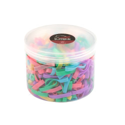 Manenelastiekjes Supreme (doos 500 stuks) Multicolor