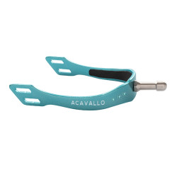 Eperons Acavallo Arena Aluplus 2.0 avec strass Bleu ciel