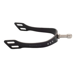Eperons Acavallo Arena Aluplus 2.0 avec strass Noir total