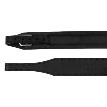 Enkele beugelriemen Acavallo Sublime leer Zwart