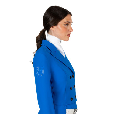 Dames wedstrijdfrac Equestro x FISE Blauw van Savoye