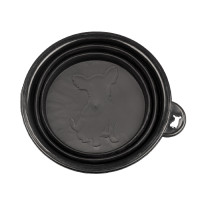 Opvouwbare voerbak voor kleine honden Supreme Zwart