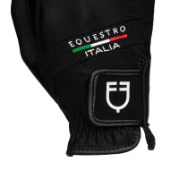 Handschoenen van technische stof Equestro X FISE Marineblazer Marineblauw