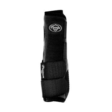 Guêtres antérieur western Platinum Pro Star Anatomic Noir Guêtres antérieur western Platinum Pro Star Anatomic Noir