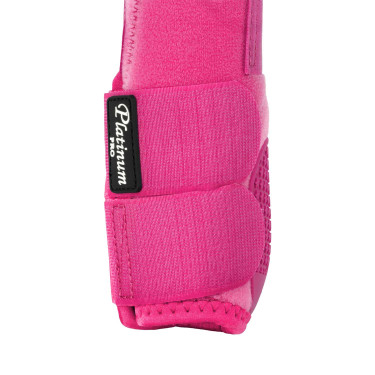Guêtres antérieur western Platinum Pro Star Anatomic Fuchsia Rose