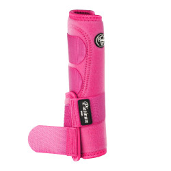 Guêtres antérieur western Platinum Pro Star Anatomic Fuchsia Rose
