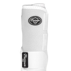 Guêtres antérieur western Platinum Pro Star Anatomic Blanc
