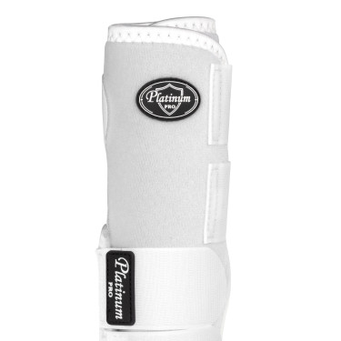 Guêtres antérieur western Platinum Pro Star Anatomic Blanc