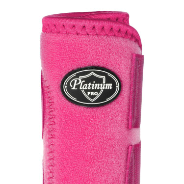 Guêtres postérieur western Platinum Pro Star Anatomic Fuchsia Rose