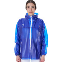 Imperméable unisexe Equestro x FISE Bleu de savoie Imperméable unisexe Equestro x FISE Bleu de savoie